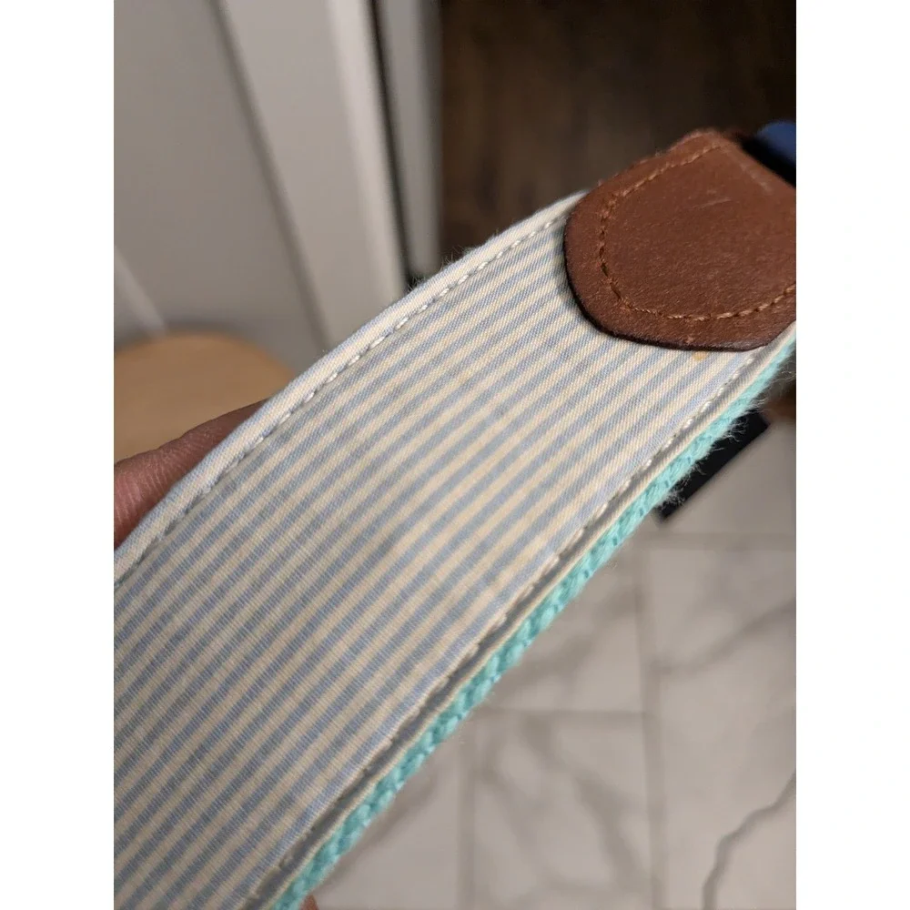 Vineyard Vines Men's Marlin Icon Canvas Club Belt Antigua‎ Green Size 32